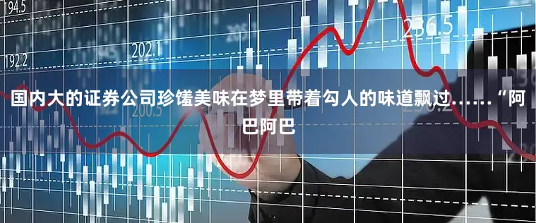 国内大的证券公司珍馐美味在梦里带着勾人的味道飘过……“阿巴阿巴